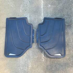 2286003 Bmw 11-18 X3 X4 F25 F26 Rear Only All Weather Rubber Floor Liner Mat Set Oem
