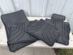 232.bm1l15 Bmw 2015 328i All Weather Floor Matts Set Of 4 Black 58966