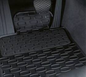 51-47-2-409-274 Bmw Genuine Rubber Floor Mats With Carpeted Heel Pad