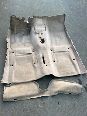51471933411 Bmw E30 318i 325is M3 Coupe Oem Tan Molded Carpet Foam Backing