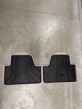 51472350424 Bmw 4 Series Convertible Modern Tan Line Oem All Weather Mats Rear Only