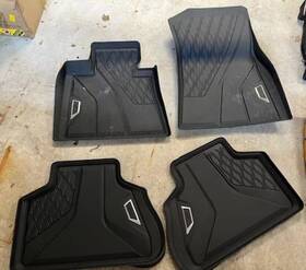 51472458559 Bmw X5 2019 Thru 2o24 Em Black Floor Liners Front And Rear 4 Piece Set