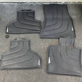 5147258439 Bmw Oem All Weather Floor Mats 2013-2017 F15 Set Of 4 Front And Back Black