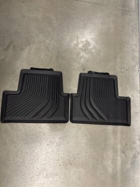 51475a26849 Bmw I4 Rear All Weather Mats Displayed