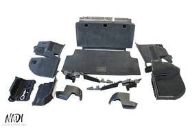 51477068883 Bmw 2009 - 2011 E91 328i Wagon Rear Black Trunk Carpet And Trim Panel Set Oem