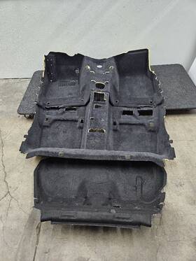 51477846527 Bmw 12-18 F30 320i 328i 335i Sedan Complete Interior Floor Carpet Black 7846524
