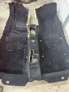 51478187137 Bmw 1992-1999 E36 3-series Convertible Factory Floor Carpet Set Black Oem