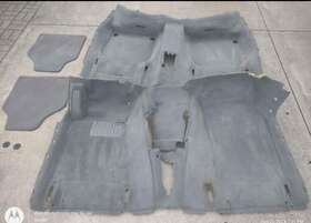 51478243368 Bmw 1995-2001 E38 740il Long Wheel Base Interior Floor Carpet Set Gray Oem