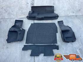8121399 Bmw 1987-1993 E30 325i Convertible Trunk Trim Panel Carpet Cover Liner Set Oem