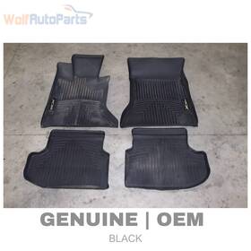82112210406 Bmw 2011-2016 550i Xdrive F10 Lci - Complete All-weather Rubber Floor Mat Set