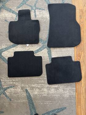7445684-06 Bmw Fz-cp262bk X3 2018-24 G01 Oem Floor Mats Full Set Front Rear Carpeted Black