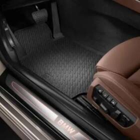 51-47-2-210-729 Bmw Oem Accessories 51472210729 Genuine Rubber Floor Mats - Black Rear