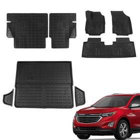 Bomely 792119644748 Floor Mats Compatible With 2018-2024 Chevrolet Equinox Cargo Liner Gmc Terrai