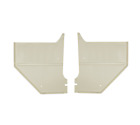 C5zz-65023445wt  Scott Drake Mustang Parts Ford White Kick Panels Pr