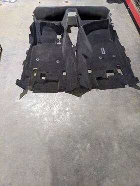 222.ch1l16 Cadillac Ats 2013 Carpet Front And Rear Black 1140309