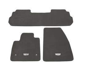 84598084 Cadillac 2020-2024 Xt6 Front And 2nd Row Carpet Mats Titanium See Info