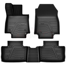 A16519501c Car Floor Liners Mats Set For 2019 2020 2021 Toyota Rav4 2.5l Tpe Rubber Black