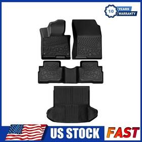 Ehl22-219 Car-one-2088 4x For Kia Sportage Hybrid 2022-2023 Floor Mats And Cargo Trunk Liner 3d Black Set