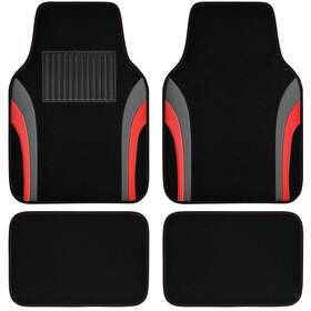 Zt-0158-5 Car Pass Leather Sporty Floor Mats Carpet Universal Automotive Mat