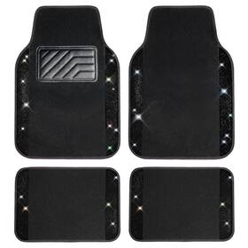 Zt-0606-3 Car Pass Diamond Floor Mats Waterproof Anti-slip 4pcs For Suv Sedan Van