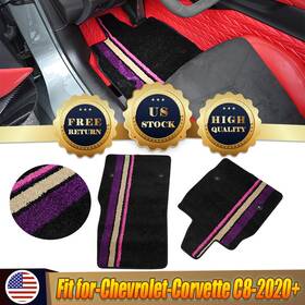 C8a000004d Car-wholesale2019 Floor Mats Carpet For Corvette C8 Stingray Convertible Z06 Z51 Coupe 2020-2024