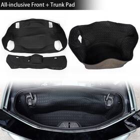 Eat1800139 Car-wholesale2019 Fits Chevrolet Corvette C8 20 Front And Rear Storage Mat Cargo Tray Liner Leather
