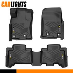 C-02cfm20a5bbk Carlights All-weather Floor Mats Fit For 14-22 Lexus Gx460 13-23 Toyota 4runner Tpe