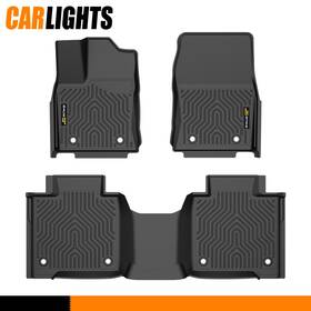 C062704 Carlights Fit For 22-25 Toyota Tundra Crewmax Cab New 3d Tpe Floor Mats All Weather Liner