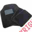 Cc-fmbkcase Overdrive Case Of 10 Solid Black 4 Pc Carpet Mat Universal Pads Liner Car Floor Mats