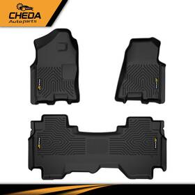 Gpl007331 Cheda Fit For 19-24 Dodge Ram 1500 Crew Cab All Weather Tpe Floor Mats Full Set Liners