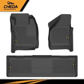 Cheda Gpl395529 Tpe Floor Mats All Weather Waterproof Fit For 2008 2009 2010 Ford F250 F350 F450