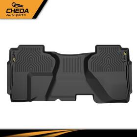 Gpl422664 Cheda Fit For Gmc Sierra Chevy Silverado Double Cab 2014-2019 Second Row Tpe Floor Mat