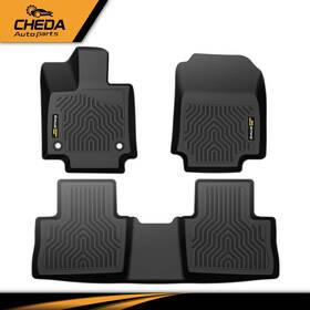 Gpl523248 Cheda Fit For Toyota Rav4 2019-2024 All Weather Tpe Front And Rear Rows Floor Mats 3pcs