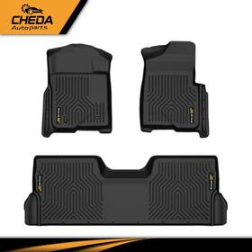 Gpl876273 Cheda All Weather 3d Tpe Floor Mats Liners Fit For 2009-2014 Ford F-150 Supercrew Cab