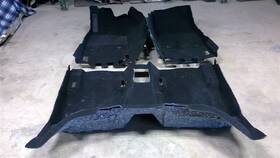 222.gm1p19 Chevrolet 2019 19 Chevy Impala Lt Interior Floor Carpet Black 114547