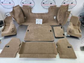 223.gm1y99 Chevrolet 1997-04 C5 Corvette Coupe Rear Factory Carpet Set Tan 26k Miles - Oem