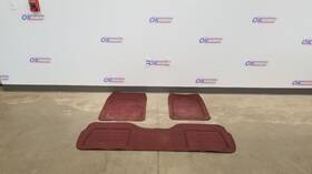 222.gm8294 Chevrolet Truck 94 Chevy Blazer 2 Door All Weather Floor Mat Set Pair Front And Rear Red