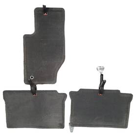 5kf70trmab Chrysler Jeep Commander Wk 2006-2010 Oem Gray Carpet Floor Mats Front Driver Rear