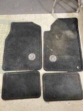 82208629 Chrysler Oem Accessories 1999-2004 300m Pro Am Floor Mat Set. Rare. Black