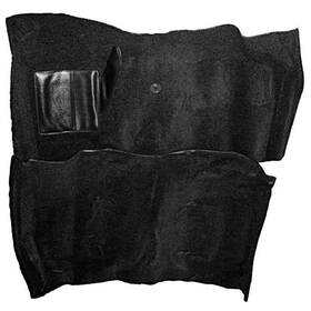 Cj Classics 1780-69-601-mb Acc Original Style Molded Carpet Mustang Convertible 69-70 Black With Mass Back