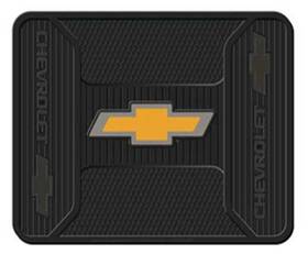 15768 Classic Industries Chevrolet Rear Floor Mat With Gold Bow Tie Logo 17 Inch X 14 Universal Fit