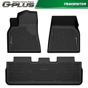 Cnnell0522-2 Cnnell All Weather Tpe Waterproof Floor Mats Liners Set Fit For 2020-2023 Tesla Model Y