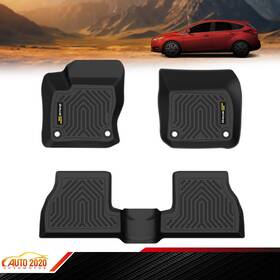 Cnnella03024031 Cnnella-69 Tpe Font And Rear Floor Mats All Weather Liner Fit For 12-18 Ford Focus