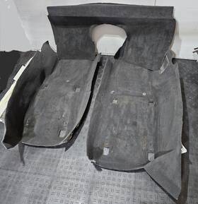 15249039 Corvette 2005-2013 Chevy C6 Front Rear Footwell Floor Carpet Set Oem Black