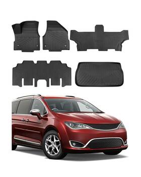Mag0631 Cotaza Floor Mats For Chrysler Pacifica 2025 2024 2023 2022 2021 2020 2019 2018 2017