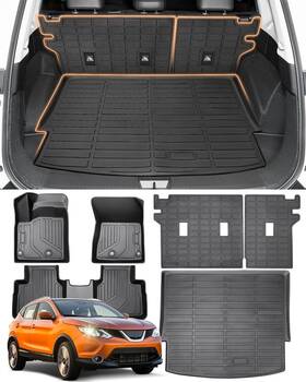 Mag426 Cotaza 6 Pcs For Nissan Rogue All Weather Backrest Mats And Floor 2025 2021 2022