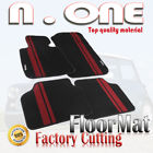 Cp-e900611-4dr-201-n1 Black Red Nylon Custom Floor Mat Carpet For 00842148132256