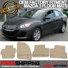 Cp110bg Xcessmotors 10 11 12 13 Mazda 3 Floor Mats Carpet Set Front Rear Beige 4pc Nylon 848524052934