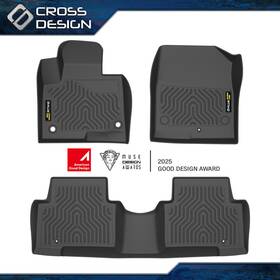 5-passenger Crossdesign Big032504 Tpe Floor Mats Fits For 2013-2018 Hyundai Santa Fe Sport Model