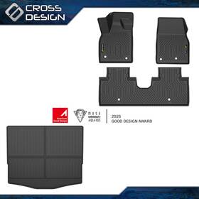 Big090803 Crossdesign Floor Mats And Cargo Liner Tpe All Weather Fits 2021-24 25 Ford Mustang Mach E